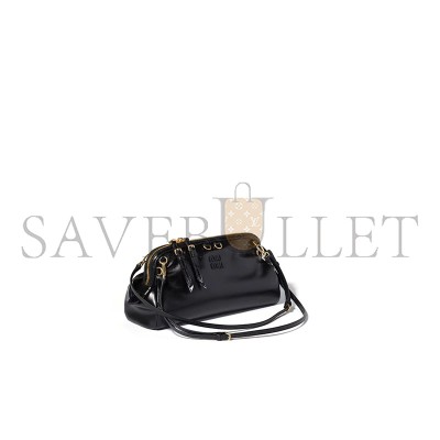 MIU MIU CAPRICE GLOSSY LEATHER CLUTCH 5BF130 (28*14.5*10cm)